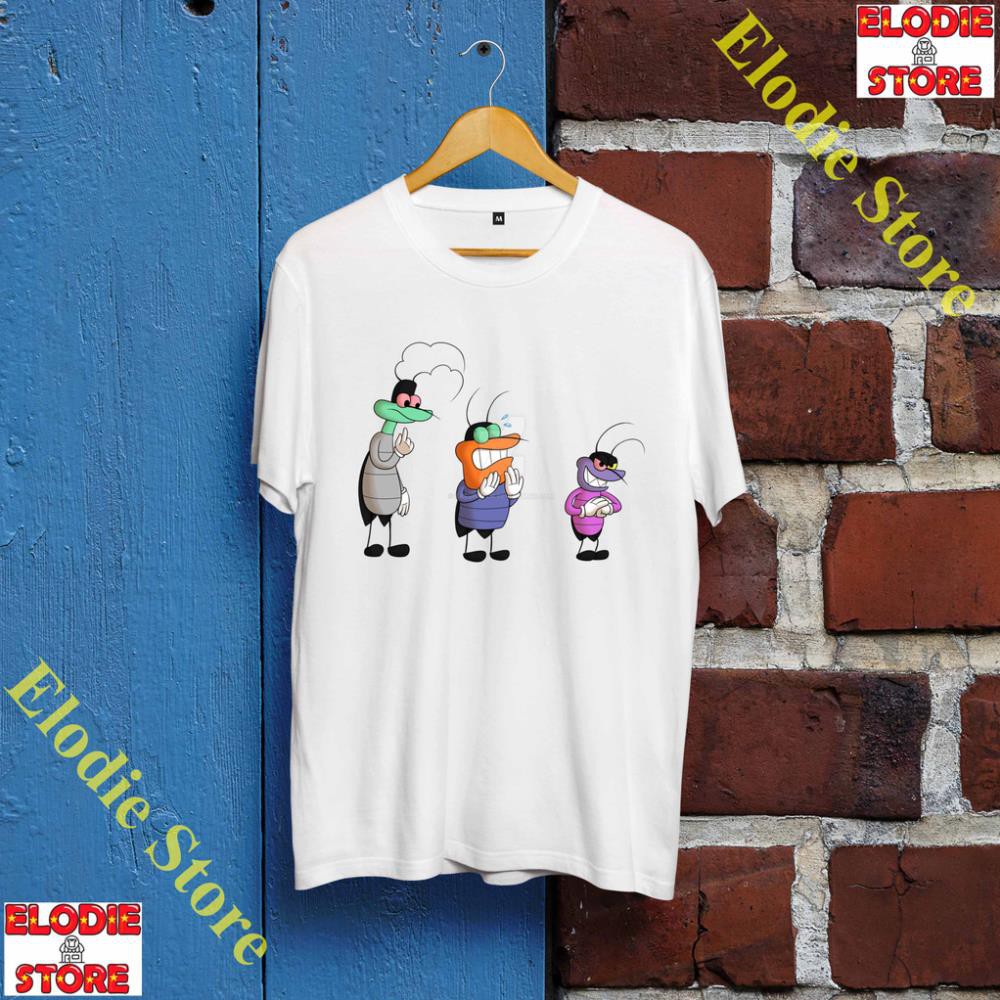 🎁 Áo Thun Mèo Oggy Và Những Chú Gián Tinh Nghịch siêu đẹp - siêu rẻ - OGG-016