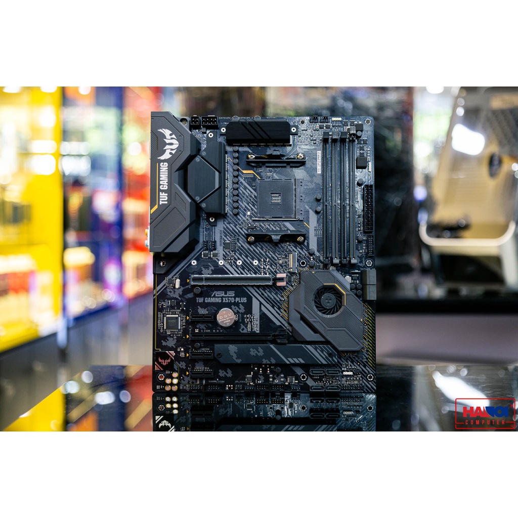 Mainboard ASUS TUF GAMING X570-PLUS (AMD X570, Socket AM4, ATX, 4 khe RAM DDR4)