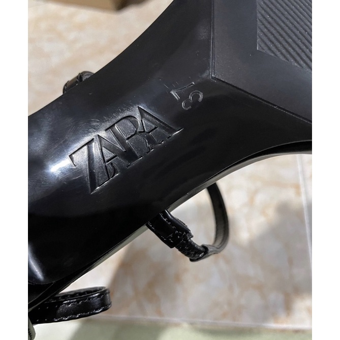 Giày Zara Xuất Xịn Đen Đá Size 35 37
