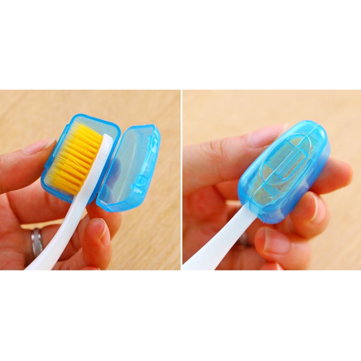 Hộp bọc đầu bàn chải đánh răng du lịch tiện lợi - Nút bọc đầu bàn chải điện