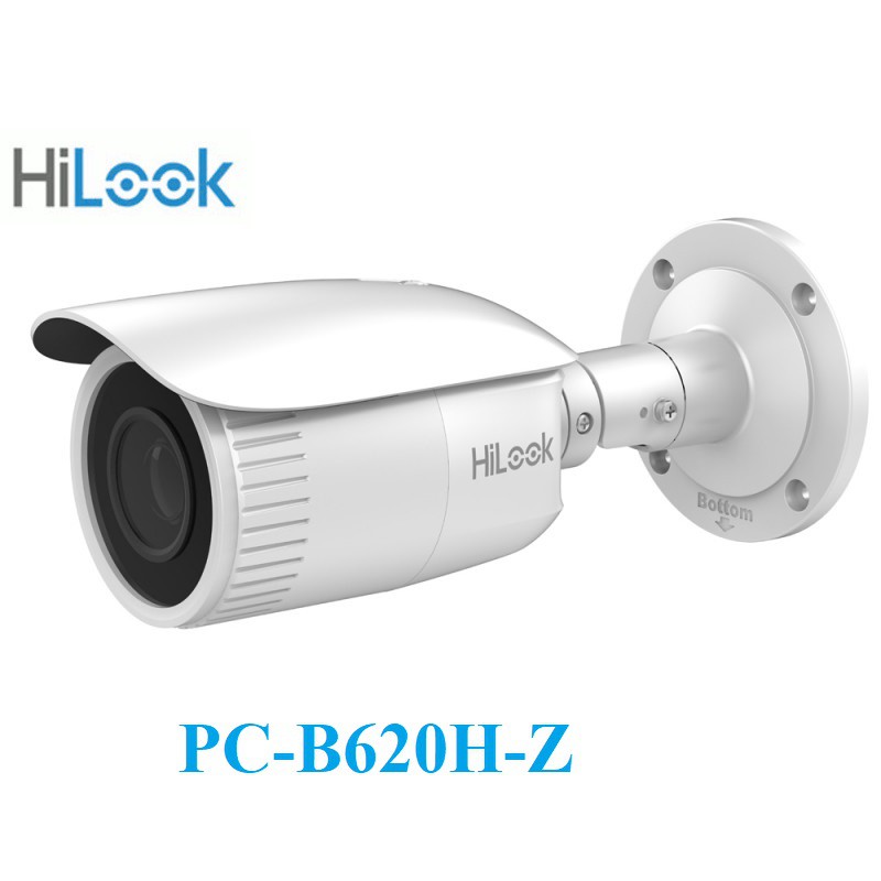Camera IP hồng ngoại 2.0 Megapixel HILOOK IPC-B620H-Z - Thay đổi tiêu cự- Hỗ trợ khe cắm thẻ nhớ - Hàng chính hãng