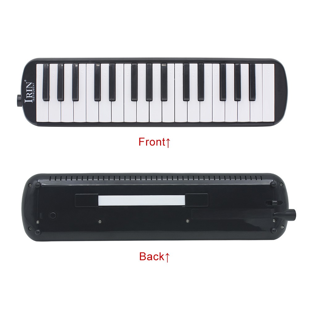 32 phím Melodica Nhạc cụ Bàn phím đàn piano không khí Melodicas với Túi đựng Đôi ống ngậm Khăn lau phím Dán ống dài
