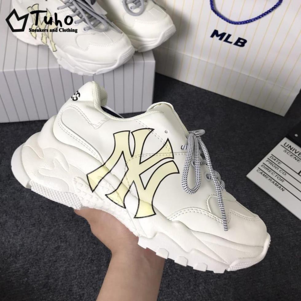 Giày M.L.B NY Vàng, Giày Thể Thao NY Đế Cao Hot Trend 2021 Full Size (36-43) -TuhoShop.com