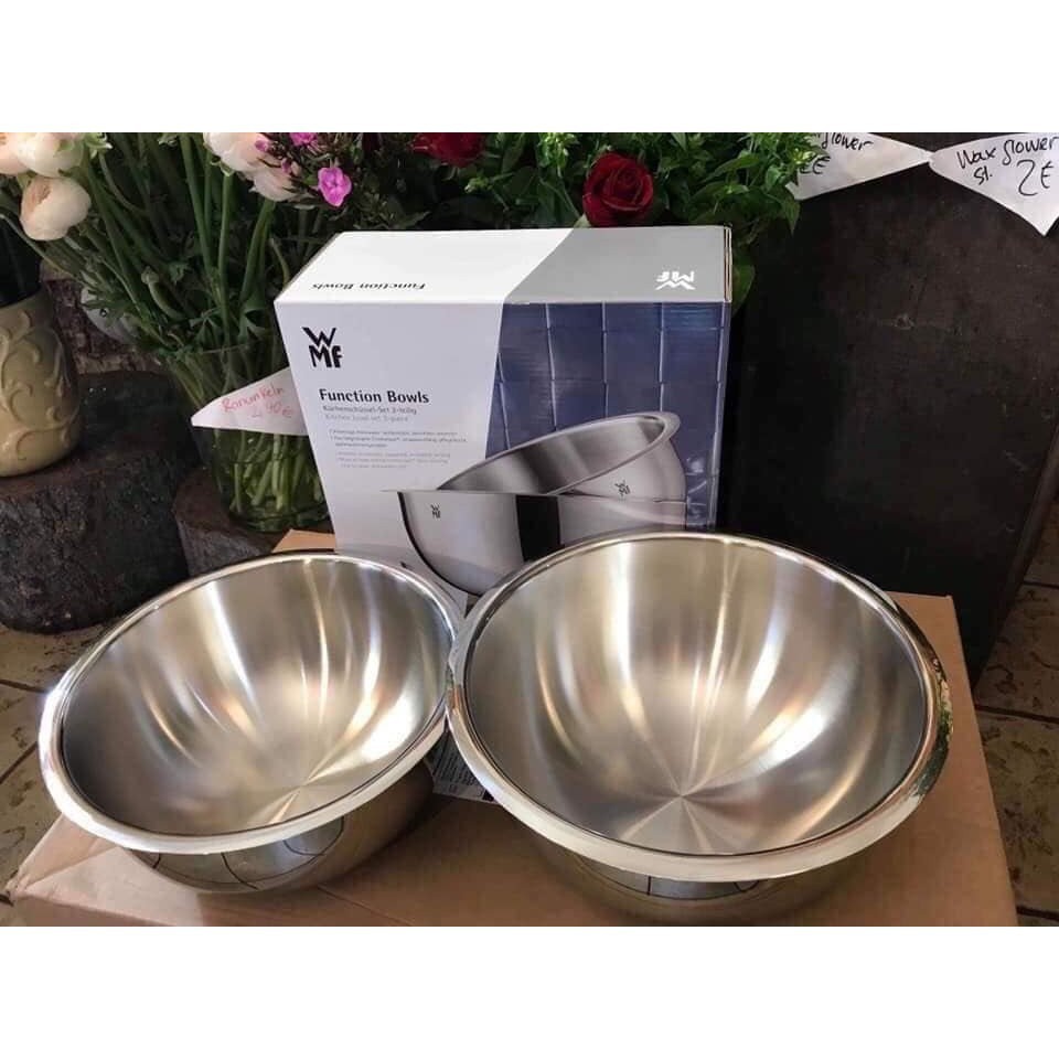 Set 4 âu inox WMF GOURMET, Âu trộn bột WMF Gourmet chất liệu INOX không gỉ