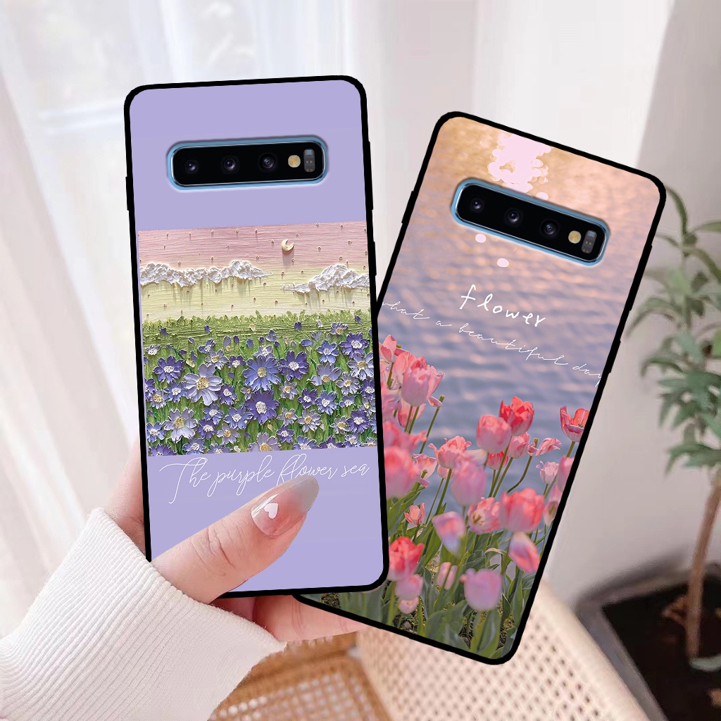 Ốp lưng Samsung S10 - S10E - S10 PLUS - S10 5G hình hoa vintage cao cấp - BỀN ĐẸP GIÁ RẺ
