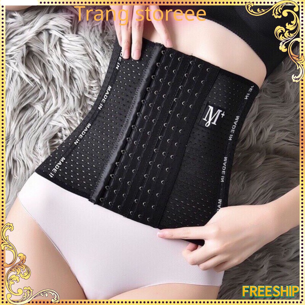 [Mã 12FASHIONSALE1 giảm 10K đơn 50K]  Đai Gen Nịt Bụng Chống Cuộn Giảm Eo Thông Hơi M+ Trang Storeee | BigBuy360 - bigbuy360.vn
