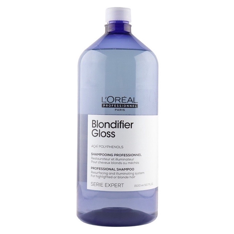 Dầu gội tăng độ bóng mượt cho tóc tẩy L'Oréal Professionnel Serie Expert Blondifier Gloss Shampoo 1000ml