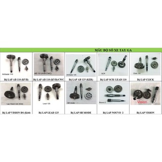 láp vision mới ( K44 ) và các dòng xe