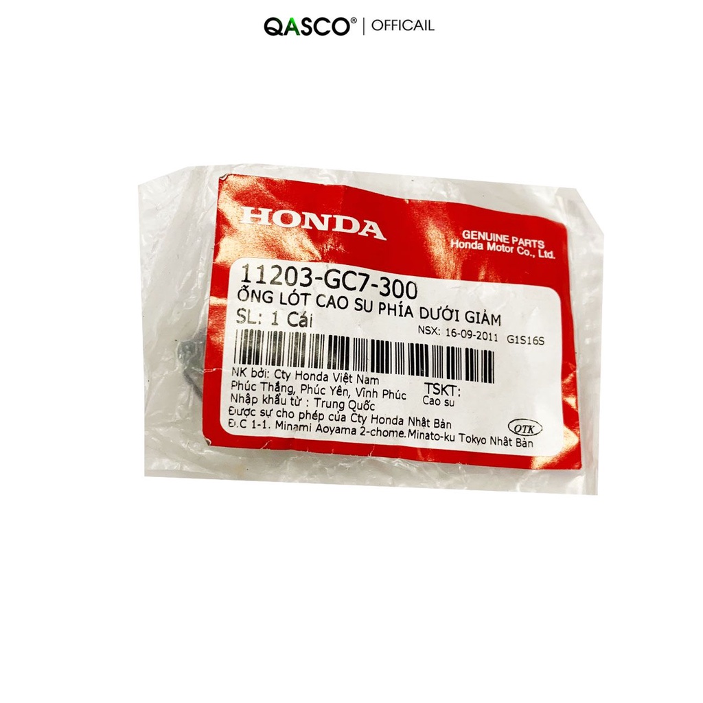 Ống lót cao su phía dưới giảm HONDA SH 125, SH 150, SPACY  QA(11203GC7300) _( 120)