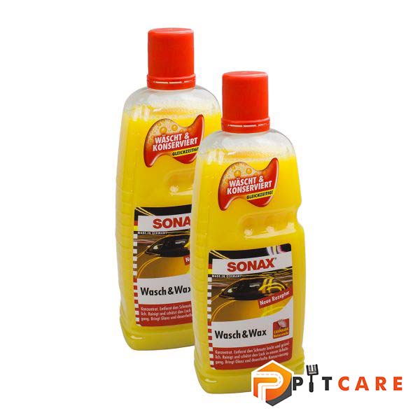 Nước Rửa Xe Dưỡng Bóng Sonax Wash Wax 313341 1L Kết Hợp 2 Trong 1 Tiện Dụng