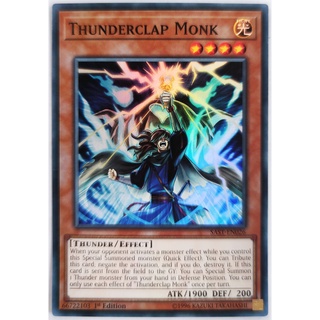 [Thẻ Yugioh] Thunderclap Monk |EN| Super Rare