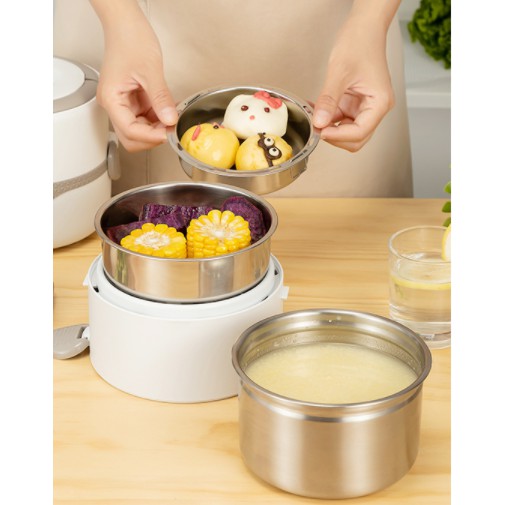 Hộp cơm cắm điện Royalstar RFH-30K, 3 tầng, sử dụng inox 304 cao cấp