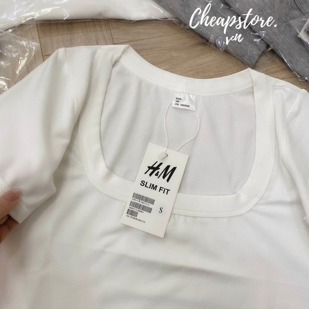 [Có video ảnh thật] Áo thun cổ U chất zip Cotton hàng có size S, M hottren A16