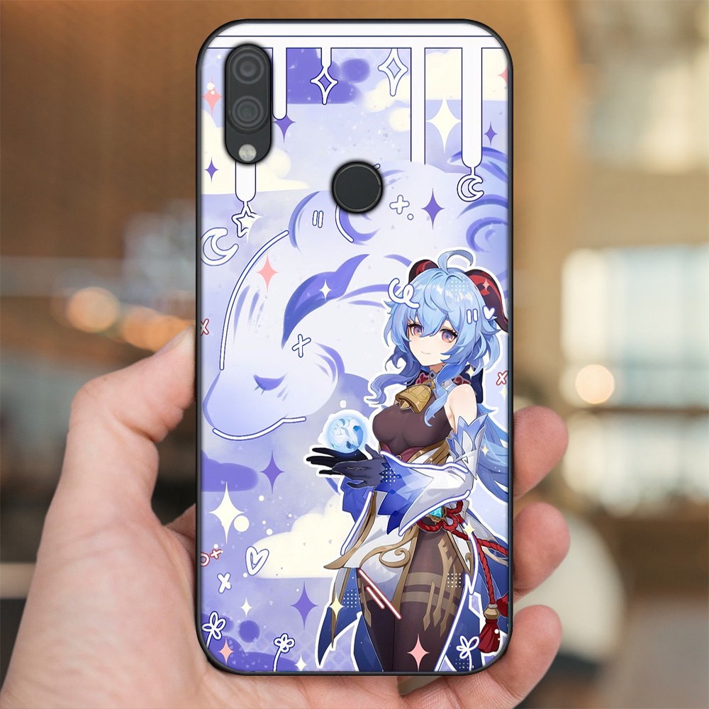 Ốp lưng Xiaomi Redmi Note 7, Note 7 Pro viền đen in hình Ganyu Genshin Impact