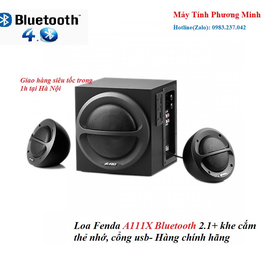 Loa Fenda A111X 2.1 có Bluetooth Âm Thanh Sống Động, Chất Lượng Bền Bỉ- Hàng chính hãng bảo hành 12 tháng