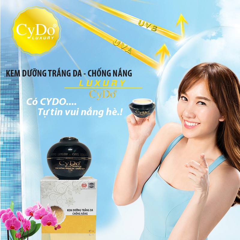 KEM DƯỠNG TRẮNG DA - CHỐNG NẮNG LUXURY CYDO