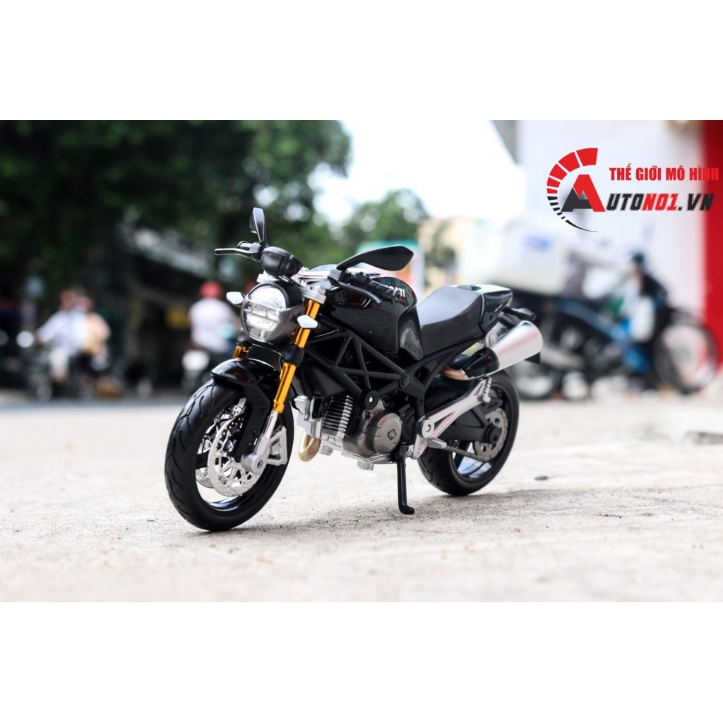 MÔ HÌNH XE DUCATI MONSTER 696 BLACK 1:12 MAISTO 1590