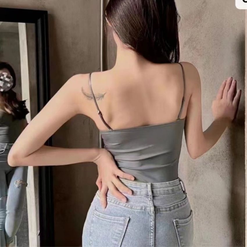 Áo bra nữ, Bralette 2 dây mút mỏng không gọng vải mềm mịn mặc cực mát và thoải mái B5026