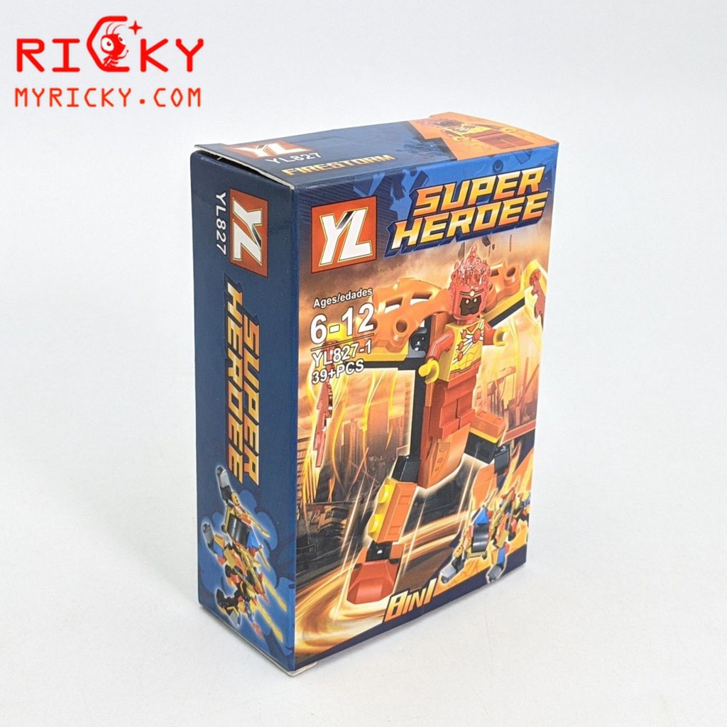 Bộ lego lắp ráp siêu anh hùng SUPER HERO - 39+ miếng ghép