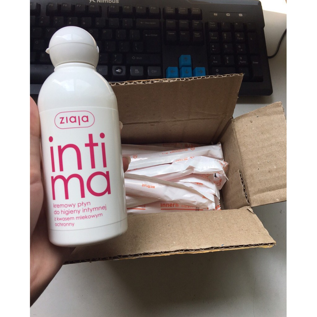 DUNG DỊCH VỆ SINH PHỤ NỮ INTIMA ZIAJA - BỔ SUNG AXIT ASCORBIC 200ml