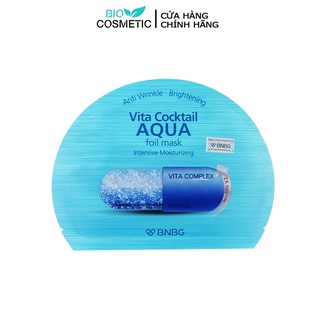 Mặt nạ BNBG Cocktail Aqua Foil Mask cấp ẩm chuyên sâu 30ml