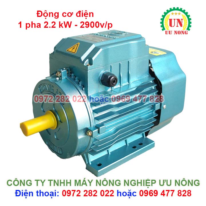 Động cơ điện 1 pha 1.1 kw - 3.5 kw  - Mô tơ điện 1 pha dây đồng 100%