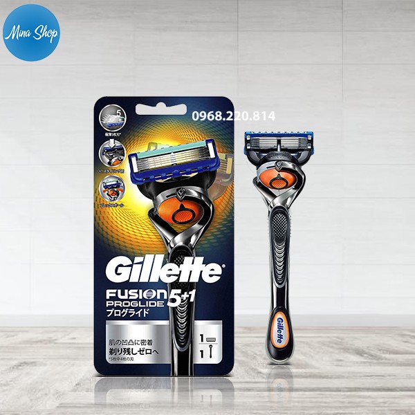 Dao cạo dâu 5 lưỡi kép Gillette Fusion 5+1 Proglide