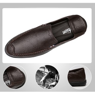 (Available Stock) Cow Leather Shoes For Men Size 37 ~ 47
