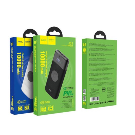 🌟CHÍNH HÃNG🌟Pin Sạc Dự Phòng HOCO Không Dây SẠC NHANH PD 18W J63 10.000mAh | BigBuy360 - bigbuy360.vn