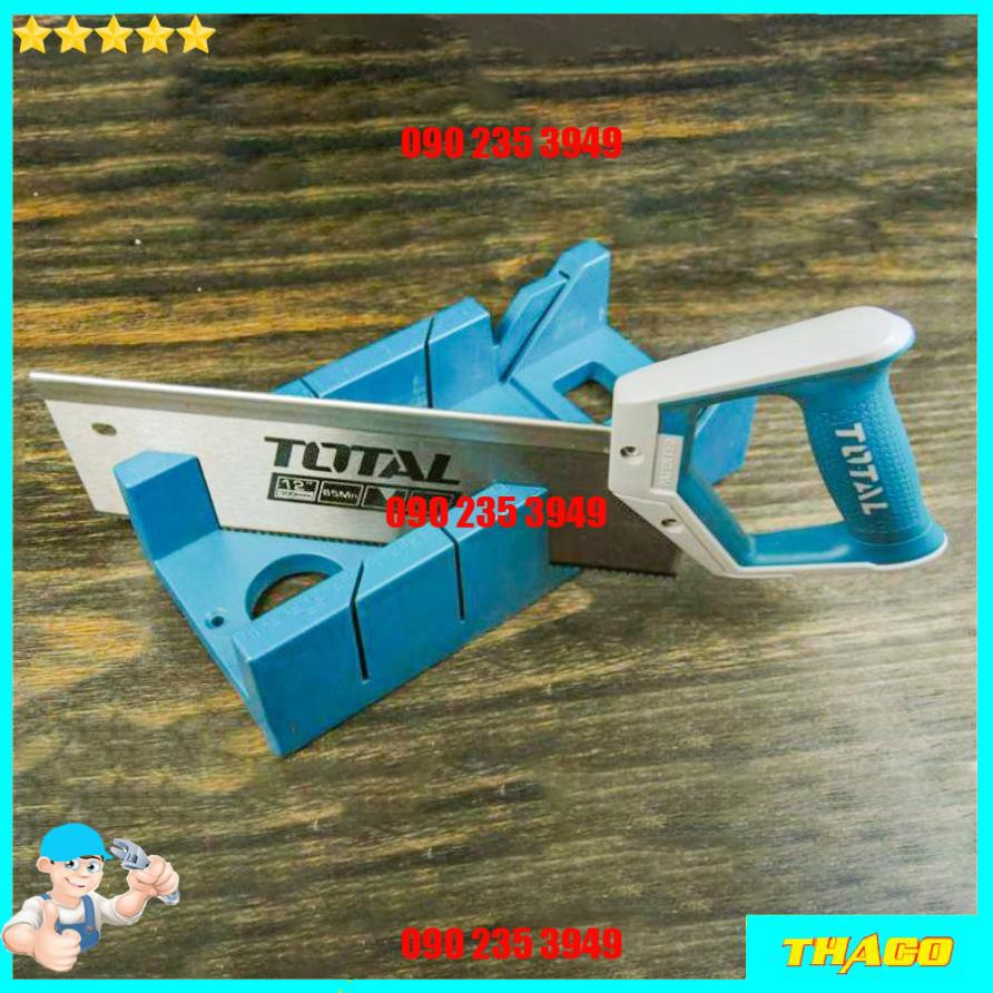 Cưa cầm tay bản lớn kèm cữ cưa chuyên dụng nhiều góc chiều dài 300mm Total Ingco cứng chắc bền bỉ siêu bén 1234
