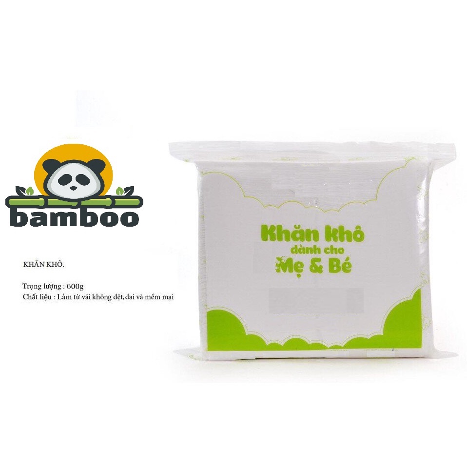 KHĂN VẢI KHÔ ĐA NĂNG DÀNH CHO MẸ VÀ BÉ GÓI 600gr