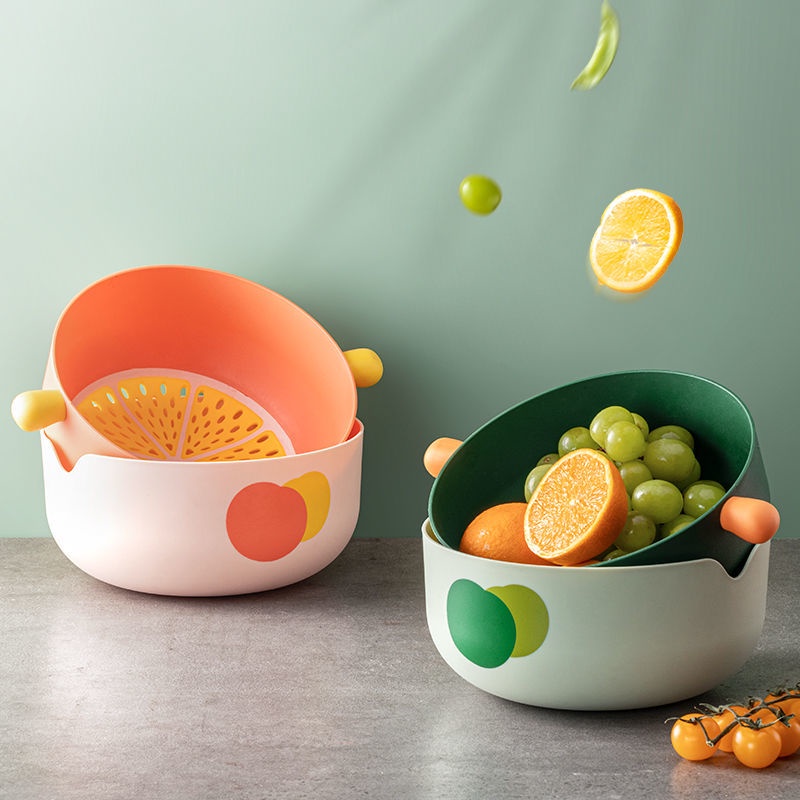 Rổ Rửa Trái Cây Bằng Nhựa Cao Cấp Tiện Dụng