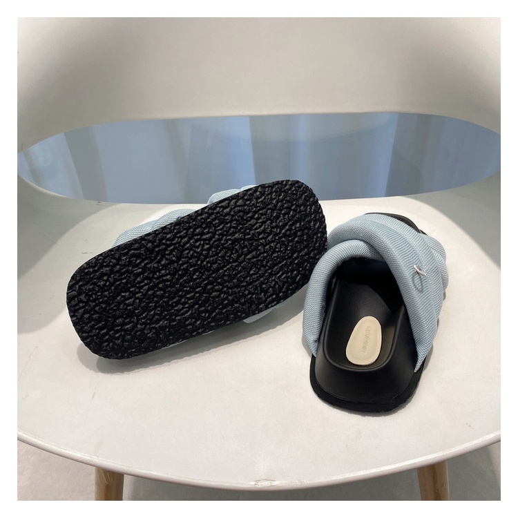 Dép đế bằng quai vải bản to vắt chéo hot trend 2022