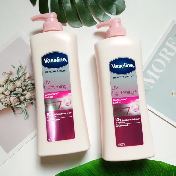 Sữa Dưỡng Thể Vaseline Healthy Bright UV Extra Brightening Thái Lan Dưỡng Trắng Chống Nắng Hiệu Quả