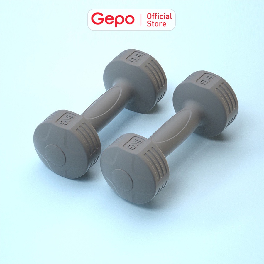 Tạ Tay Nam Nữ Chuyên Tập Gym Yoga Pilates Thể Dục Tại Nhà GEPO 1Kg