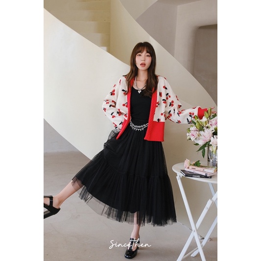 Chân váy vải tuyn cao cấp