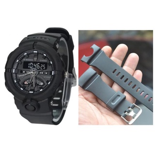 Dây đeo cao su màu đen cho đồng hồ casio g shock ga500 g shock ga 500