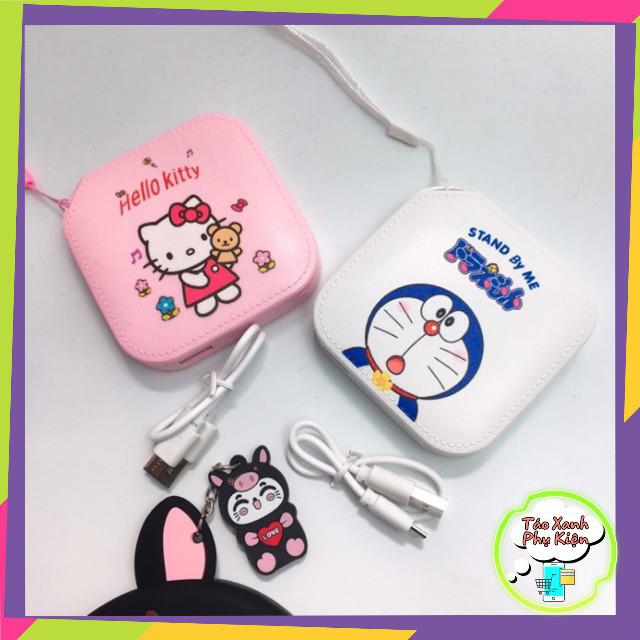 Sạc Dự Phòng Cute - Doremon - Hello Kitty