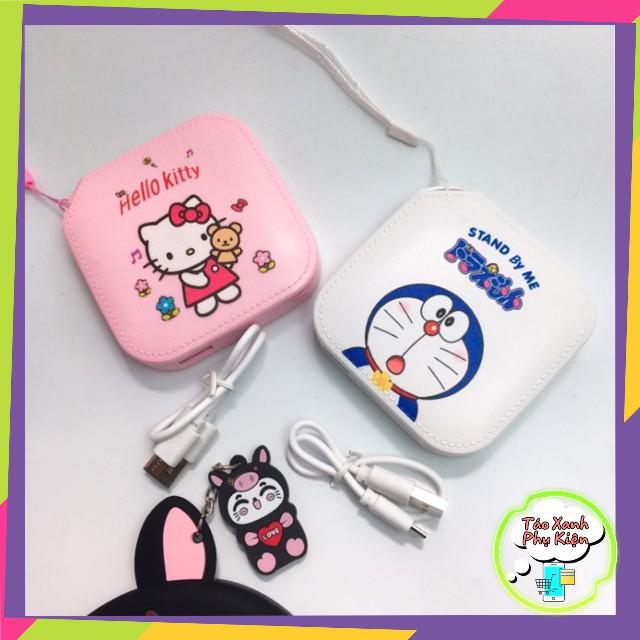 Sạc dự phòng cute - doremon - hello kitty