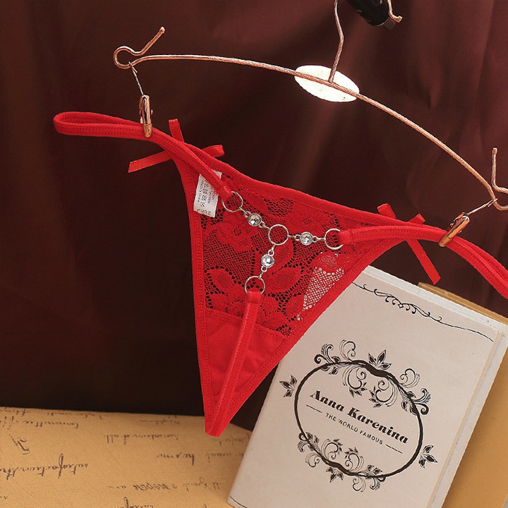 Quần lọt khe ren nơ dây siêu nhỏ 6809 | BigBuy360 - bigbuy360.vn