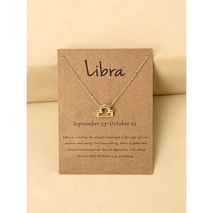 Dây chuyền cung hoàng đạo Libra Thiên Bình