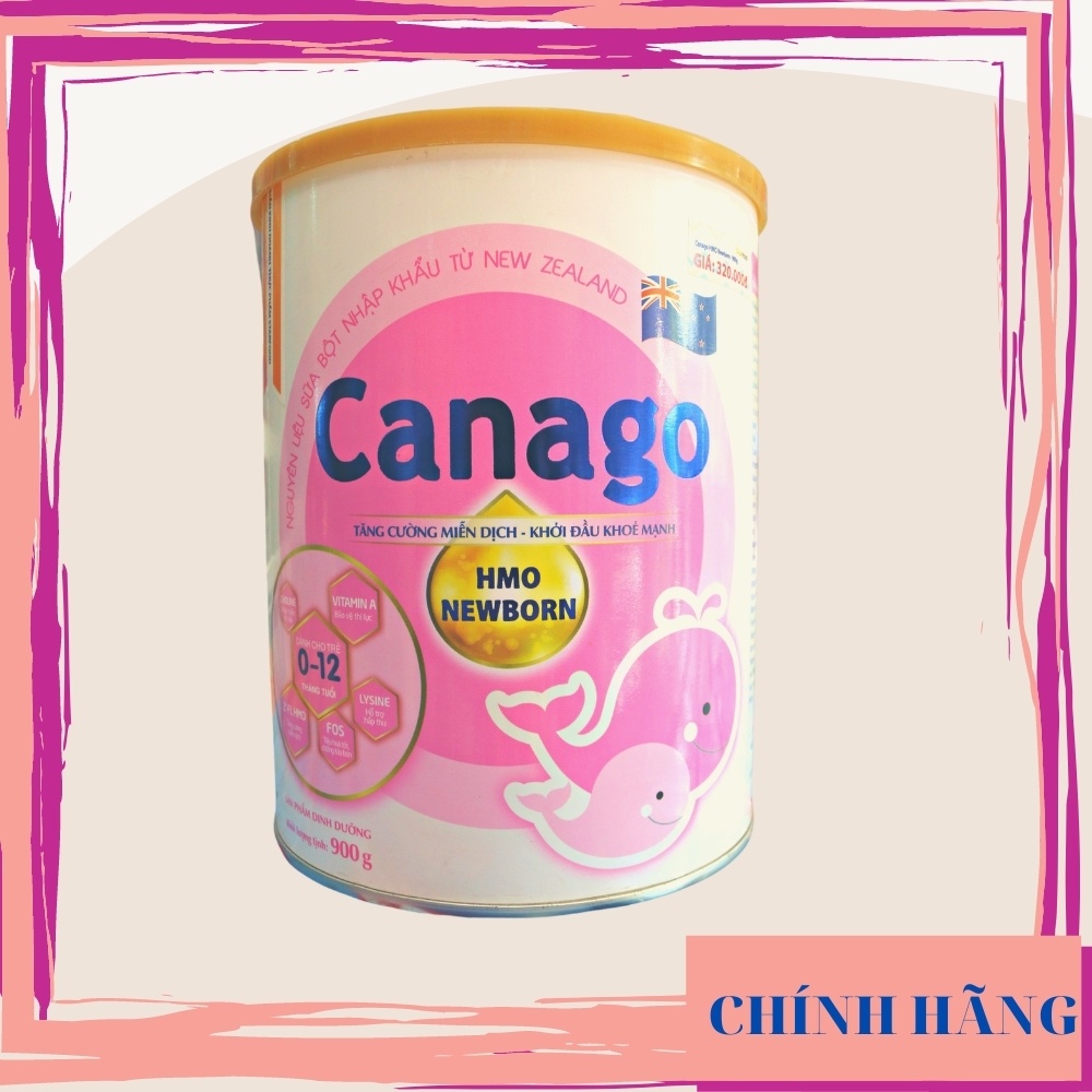 Sữa bột Canago NewBorn 900g