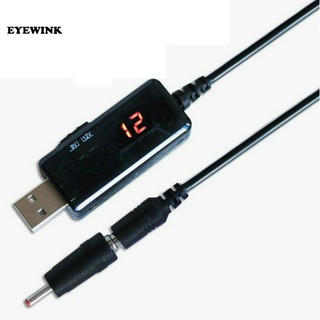 Cáp chuyển đổi nguồn điện usb dc 5v sang 9v 12v có màn hình led hiển thị