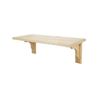 Bộ kệ gỗ treo tường 25x60cm màu natural | Chân kệ Vintage