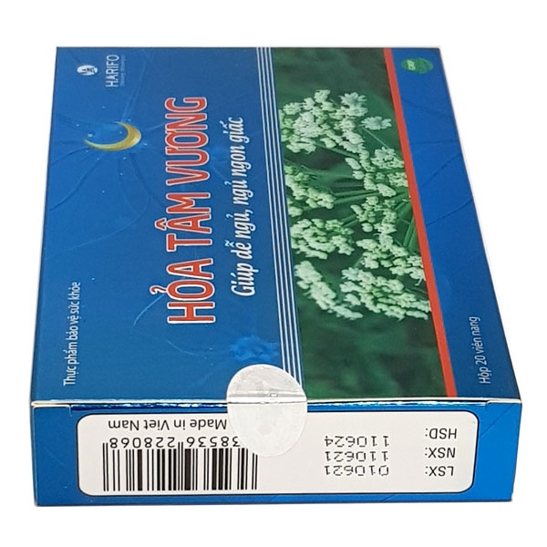 Hỏa Tâm Vương - Giúp tư âm dưỡng huyết, bổ tâm, an thần, hỗ trợ giấc ngủ sâu giấc (20 viên)