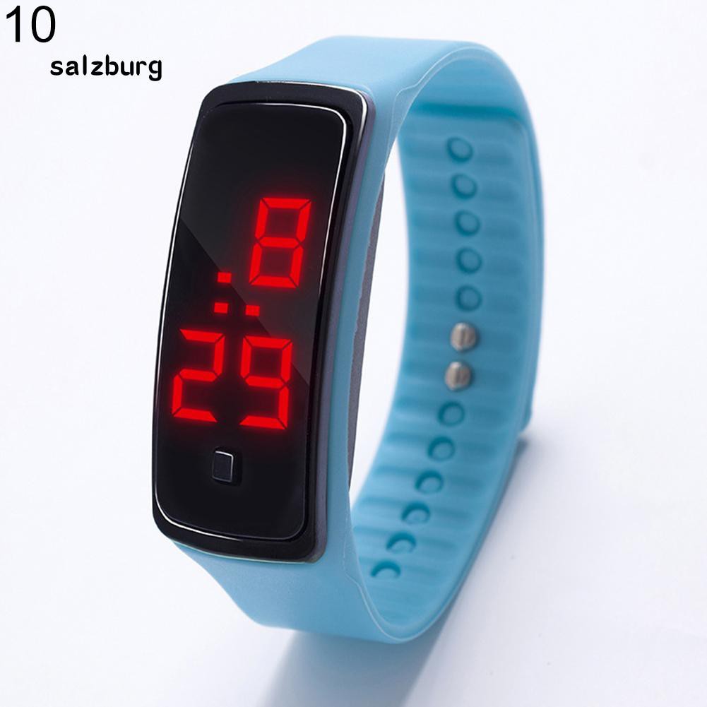 Đồng hồ điện tử thể thao chống nước với dây đeo silicon | BigBuy360 - bigbuy360.vn