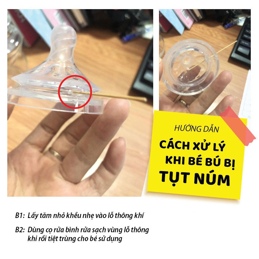 Núm Ti Avent Cho Bé Chính Hãng Thế Hệ Mới Với Thiết Kế Cực Kì Thông Minh 336