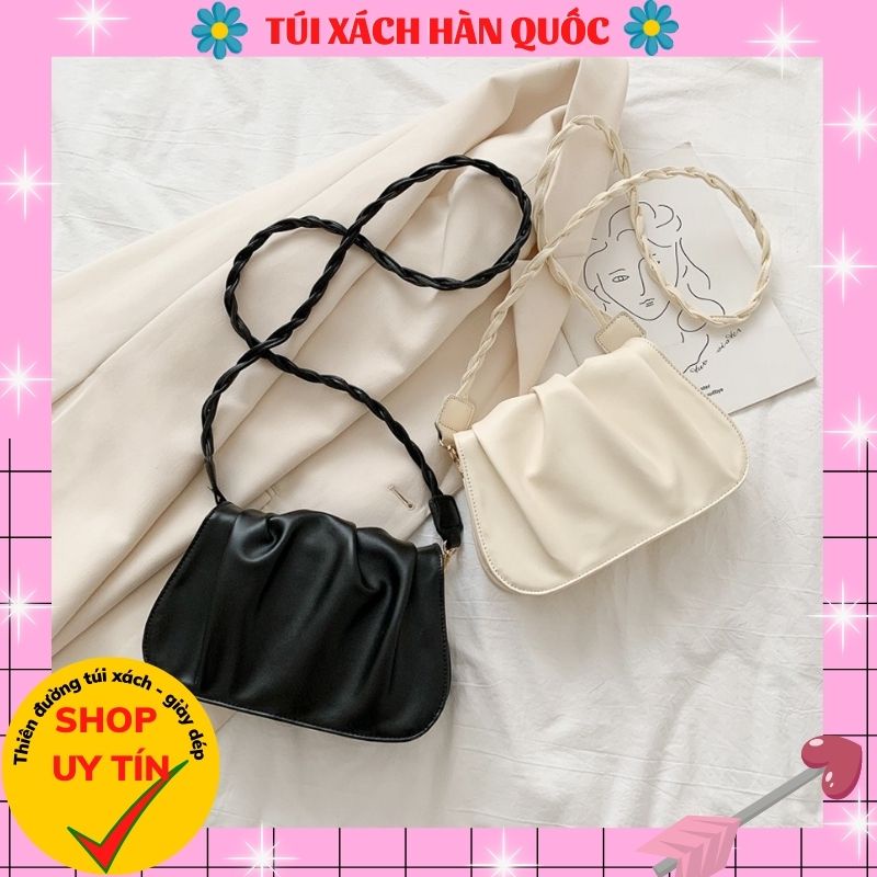 Túi xách nữ, túi đeo chéo da gấp 3 ngăn phong cách hàn quốc 272