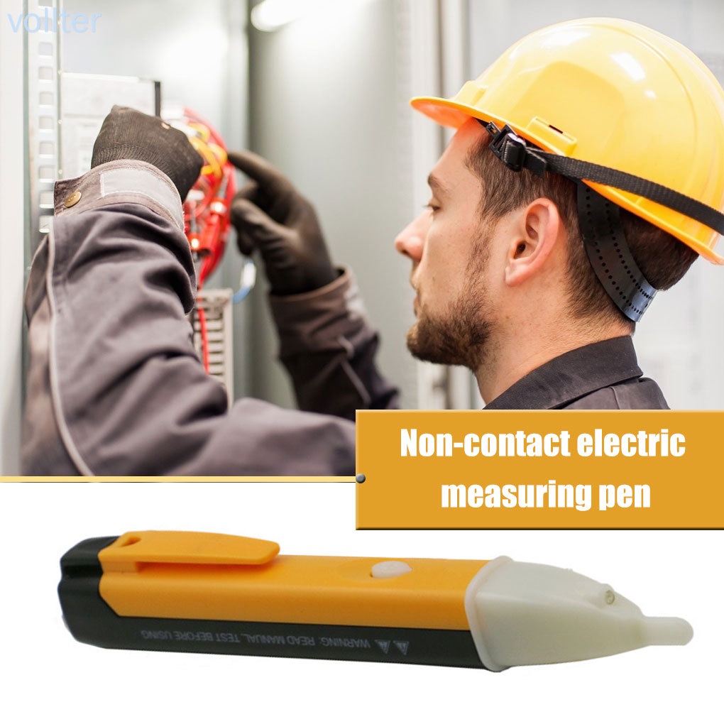 Bút Thử Điện Không Tiếp Xúc Có Đèn Led Di Động Cho Dòng Điện 90v-1000v
