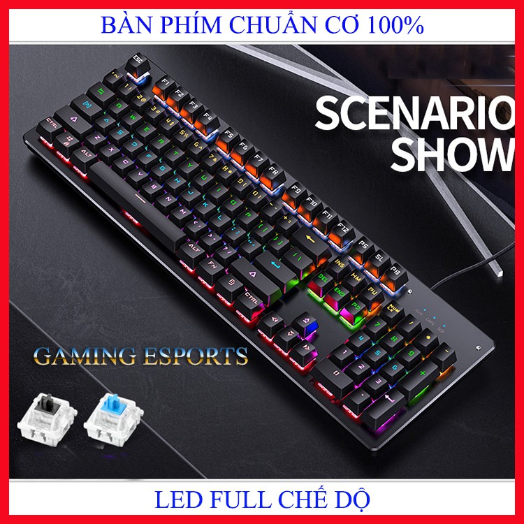 Bàn Phím Cơ Gaming ZK3 Gaming cao cấp, nhiều chế độ led, phím tạch tạch cảm giác chơi game cực đã BH 6 tháng